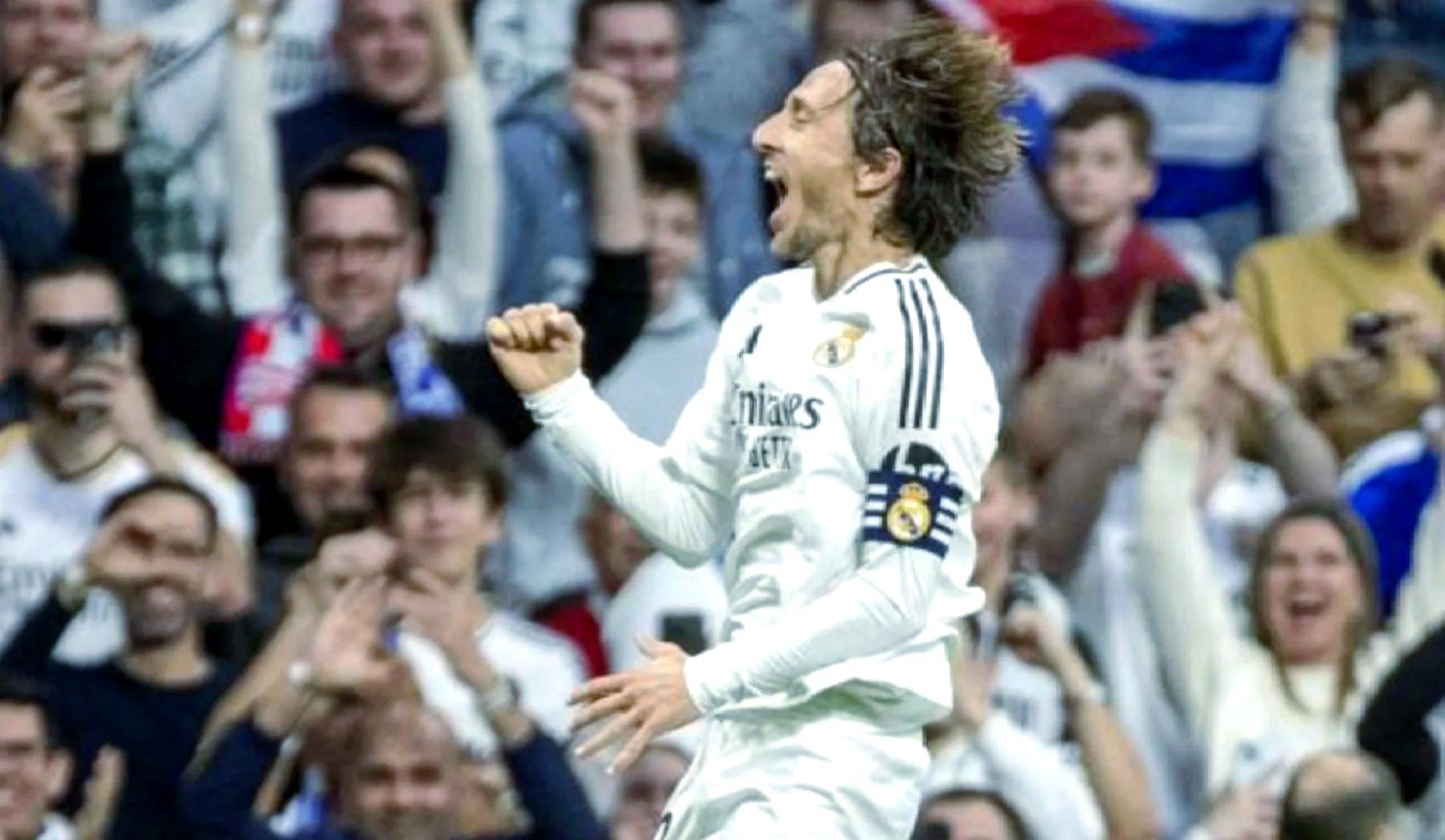 皇马中场核心莫德里奇因伤缺阵，球队面临考验